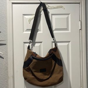 Threaded Pear Canvas Shoulder Bag